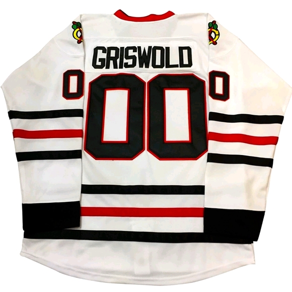 Clark Griswold Blackhawks X-Mas Christmas Vacation Jersey NEW‼️ 🎄🎅